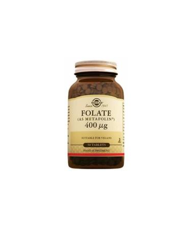 Solgar Folate As Metafolin 400 Mcg 50 Tablets
