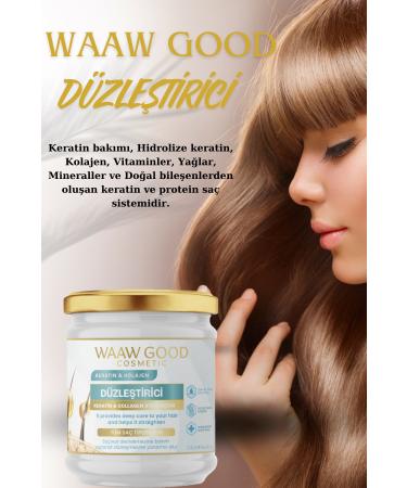 WAAW GOOD Keratin & Collagen 210 ml Straightener and Hair Mask with 7 Oils 210 ml Hair Care 2-Pack Deal - Buy Online on GoSupps.com