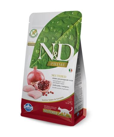 N & D Nd Grain Free Chicken & Pomegranate Sterilized Cat Food 1.5 Kg