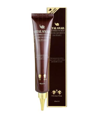 Cristian Dean Firming Repairing and Nourishing Pure Snail Mucus Extract Sensitive Eyelid and Eye Contour Cream - Buy Online on GoSupps.com