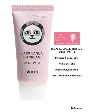 Skin79 Dark Panda Non-Oxidizing Brightening BB Cream Spf50 Pa Light Beige 30ml