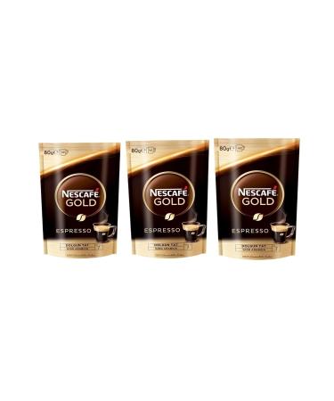 Nescafe Gold Espresso 80 Gr * 3 Pieces