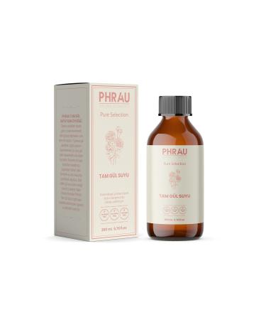Phrau 0 Natural and Pure Full Oil Rose Water Tonic 200 ml - Buy Online on GoSupps.com