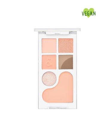Romand rom&nd BARE LAYER PALETTE / Eyeshadow and Blush 6-Pattern Eyeshadow Palette - 01 A.MOOD