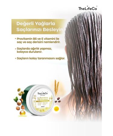 TheLifeCo Hairfood Precious Oils Series Pre-Shower Repairing Natural Hair Mask 200ml - Buy Online on GoSupps.com