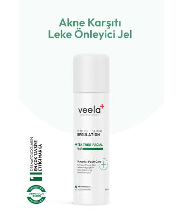 VEELA Anti-Spot Face Cleansing Gel Tea Tree Facial Gel