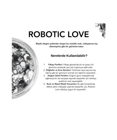 The Glitter Lab Gel Form Shiny Glitter - robotic Love - Buy Online on GoSupps.com