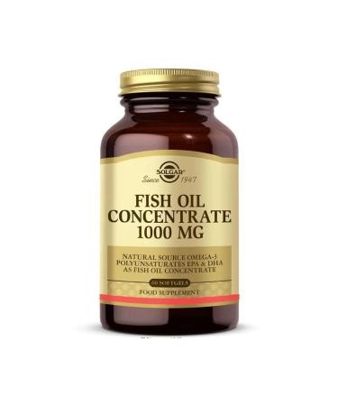 Solgar Fish Oil Concentrate 1000 Mg 60 Capsules