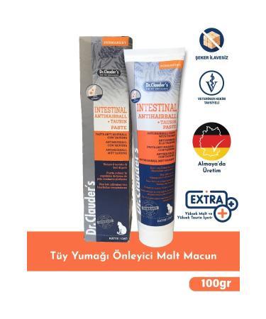 Dr. Clauder Dr.clauder's Intestinal Antihairball+taurine Malt 100gr