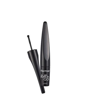 Flormar Disc-Tip Eyeliner - Roll'n Go Liner Black 8690604545230