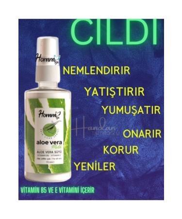 Homm Herbal Aloe Vera Milk Vitamin B5 Vitamin E For All Skin Types 70 ml - Buy Online on GoSupps.com