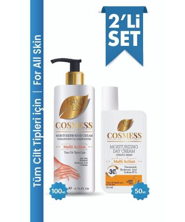 Cosmess Moisturizing Hand Care Cream & Face Moisturizer Smart Pigment Day Cream 50 ml