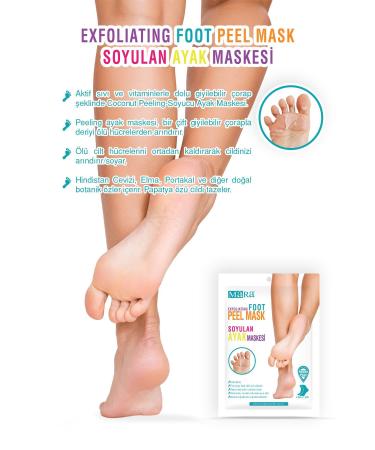 Mara Exfoliating Foot Peel Mask - Buy Online on GoSupps.com