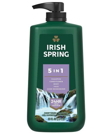Irish Spring 5in1 Shampoo + Full Body Wash 887ML