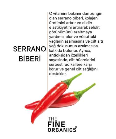 THE FINE ORGANICS Serrano Pepper Extract Firming Regional Slimming Anti-Cellulite and Anti-Stretch Cold Lipolysis Gel 250ml - Buy Online on GoSupps.com