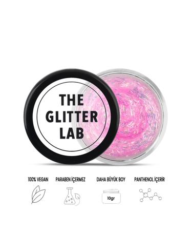 The Glitter Lab Gel Form Shiny Glitter - Pink Freckles