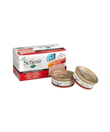 Schesir Multipack Prawns Canned Cat 6x50 Gr