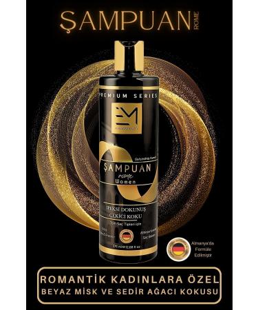 EM AMANOS BEAUTY Rome Fragrance - Women's Shampoo - Contains Natural Plant Keratin and Collagen - Prevents Hair Loss