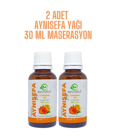 EinNatur Calendula Oil Maceration in 0 Pure Olive Oil 2 Pieces 30 ml