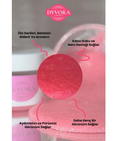 DYVORA COSMETICS Body Peeling Moisturizing Nourishing Purifying Watermelon Extract Body Scrub 300 gr - Buy Online on GoSupps.com