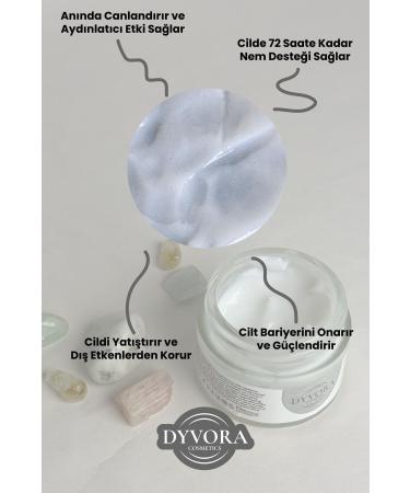 DYVORA COSMETICS Intensive Moisturizing Face Cream Brightening Water Based Moisturizer for All Skin Types 50 ml - Buy Online on GoSupps.com