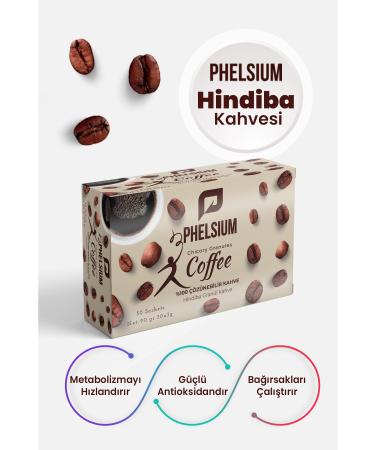 PHELSIUM Chicory Detox Coffee Diet 1 month - Buy Online on GoSupps.com