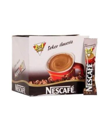Nescafe Nestle 2 in 1 Sugar Free Coffee Bags 56 Pieces