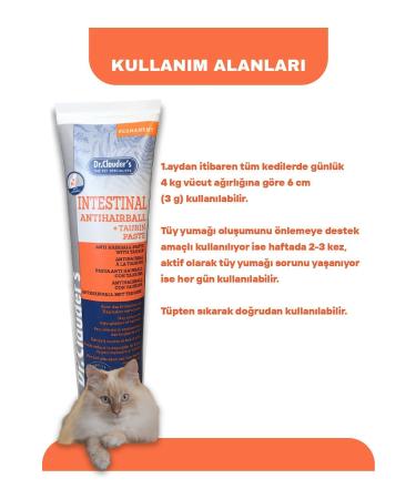 Dr. Clauder Dr.clauder's Intestinal Antihairball+taurine Malt 100gr - Buy Online on GoSupps.com