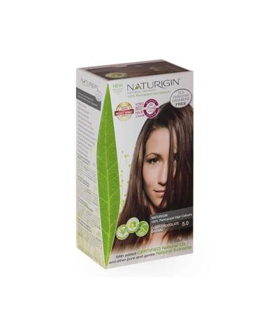 Naturigin Organic Hair Dye 5.0 Light Chocolate Brown