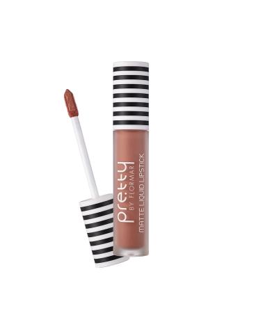 Flormar Matte Liquid Lipstick - Pretty By Flormar Matte Liquid Lipstick 01 Nude Toffee 8690604462711
