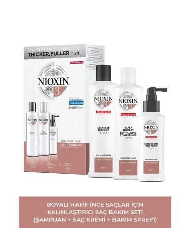 Nioxin System Kit 3 - Thickening Care for Colored Light Fine Hair