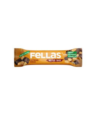 Fellas Fruit Bar - Peanut and Cocoa 35g x 12 Pieces - Buy Online on GoSupps.com