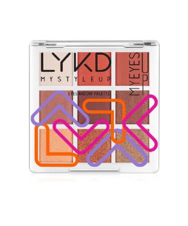 lykd 9-pack Eyeshadow Palette 380 Burgundy Touch