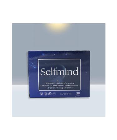 Selfmind Food Supplement Containing Passiflora L-theanine Magnesium Melissa Chamomile for Restful Sleep - Buy Online on GoSupps.com