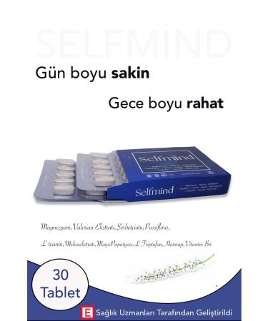 Selfmind Food Supplement Containing Passiflora L-theanine Magnesium Melissa Chamomile for Restful Sleep - Buy Online on GoSupps.com