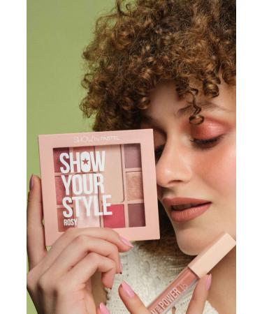 Pastel Eyeshadow Palette 465 Rosy + Ambre Solaire Sunscreen Face Cream Spf50 + Kajal Eyeliner Black - Buy Online on GoSupps.com