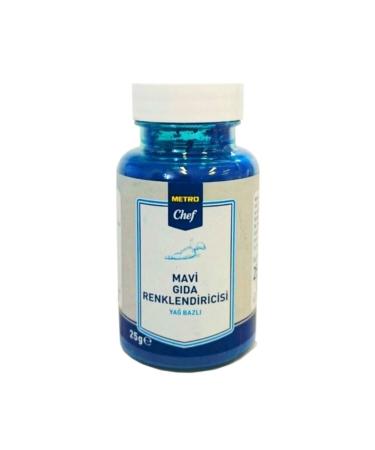 Metro Chef Oil Based Blue Food Coloring 25 gr