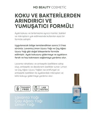 MDBeauty Foot Odor Prevention Foot Care Cream - Buy Online on GoSupps.com