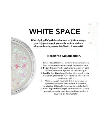 The Glitter Lab Gel Form Shiny Glitter White Space - Buy Online on GoSupps.com