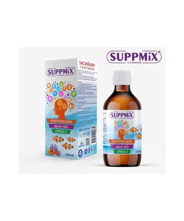 suppmix Phosphatidylserine Omega 3 Syrup Fish Oil - Buy Online on GoSupps.com