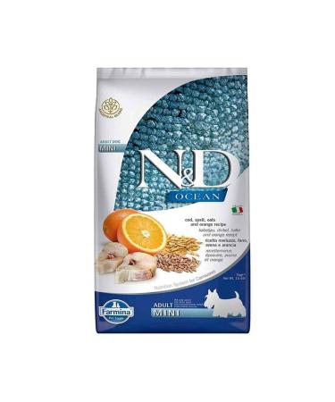 N & D Ocean Low Grain Cod Orange Adult Small Breed Dog Food - 7 Kg