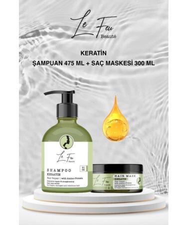 le feu beaute Keratin Charge Smoothing Repairing Revitalizing Hair Care Set