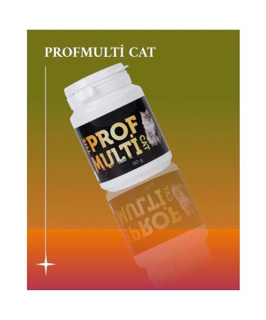 THEPROFMULTI Profmulti Cat Multivitamin Specially Formulated by Veterinary Professors for Cats 60 gr
