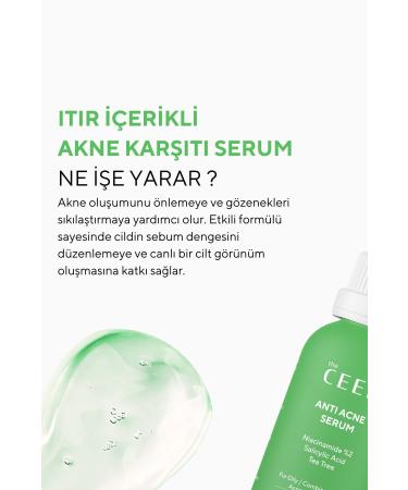 The Ceel Anti-Acne and Acne Pore Tightening Skin Serum Salicylic Acid Tea Tree and Geranium 30 ML - Buy Online on GoSupps.com