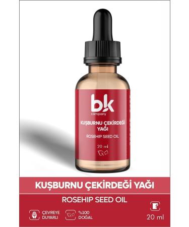 BK COMPANY Rosehip Seed Oil - Anti-Stain and Brightening Natural and Pure Oil (SERUM) - 20ml For Skin - Buy Online on GoSupps.com