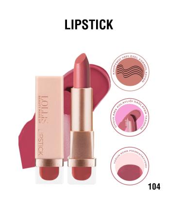 Lollis Lipstick 104 / Lipstick 104 - Buy Online on GoSupps.com