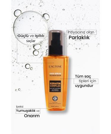 L'ACTONE Nourishing and Repairing Hair Vitamin Serum and Keratin Complex