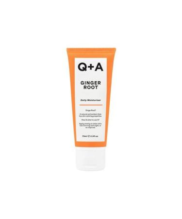 Q+A Alcohol-Free Organic Ginger Root Moisturizing Cream 75 ml