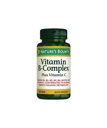 Natures Bounty Vitamin B-complex Plus Vitamin C Multivitamin Food Supplement 60 Tablets