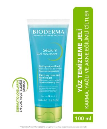 Bioderma Sebium Foaming Gel 100 ml - Buy Online on GoSupps.com